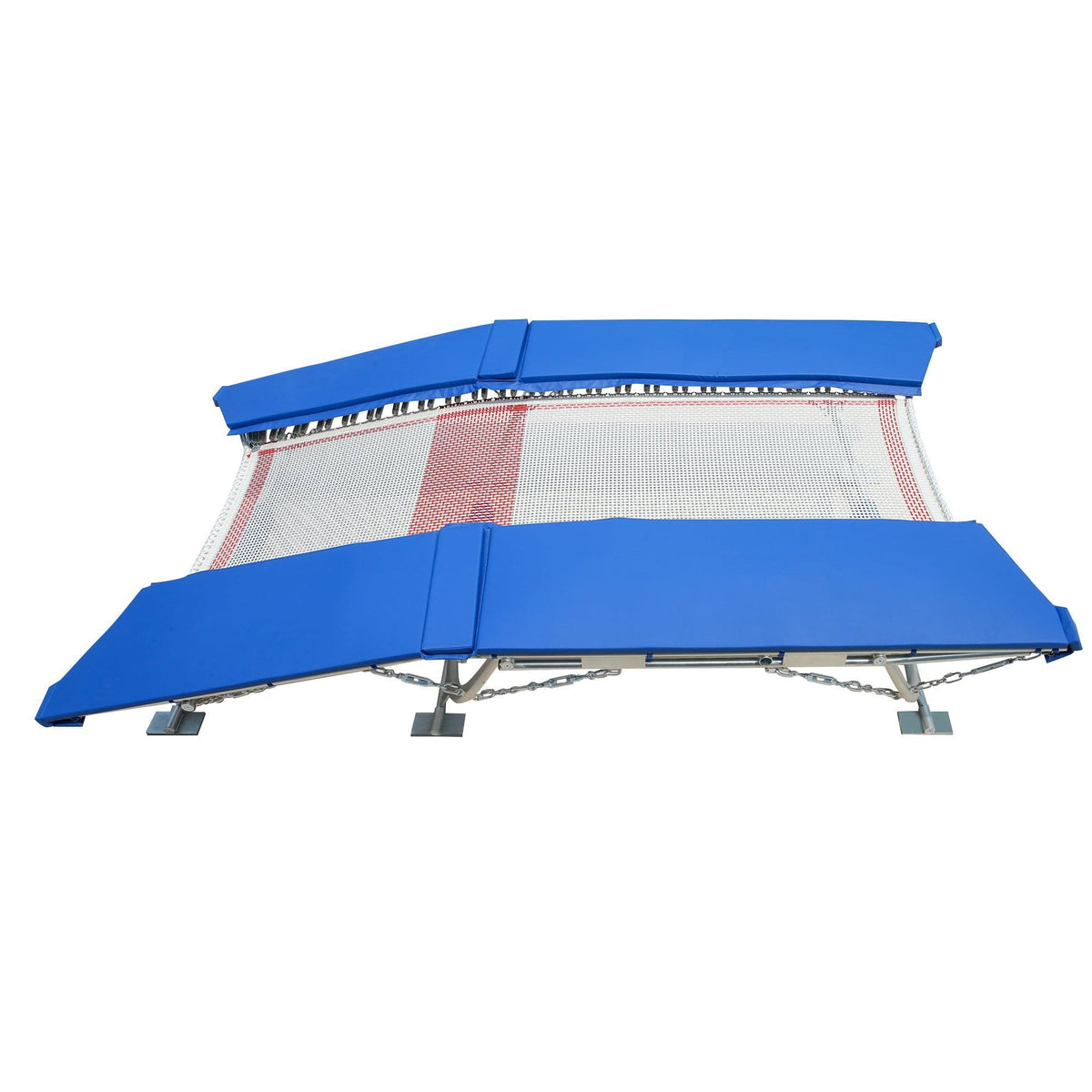 Pro Double Mini Trampoline - with Roller Stand